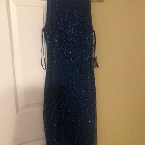 Adrianna papell beaded sleeveless dress